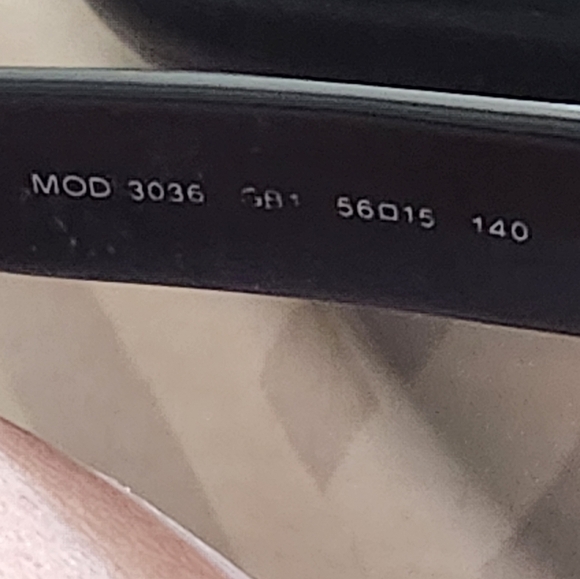 VERSACE VE 3036 - GB1 BLACK | EYEGLASSES UNISEX - Picture 3 of 5